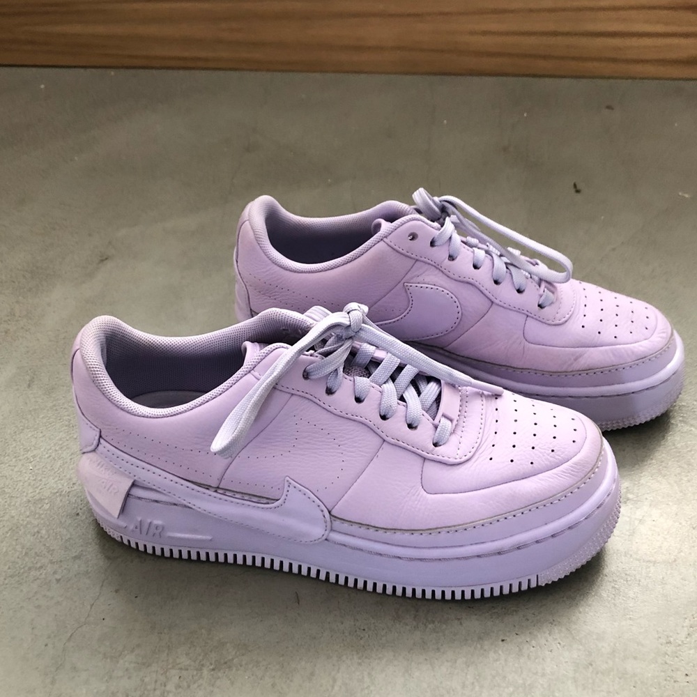 Lavender Nike Air Force ones